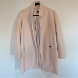Zara pea coat in light pink